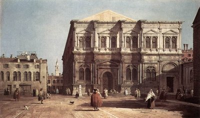 Campo San Rocco door Giovanni Antonio Canal
